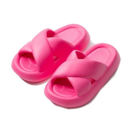 Pläd-tofflor för kvinnor och män, halkfria, snabbtorkande duschsandaler, badrumssandaler, ultra-kuddar, tjock sula