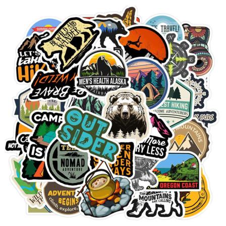 50x Tarroja ja tarrat - Leirint - Nro 2 moniv rinen