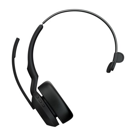 Jabra Evolve2 55 MS Mono - hodesett - med ladestativ