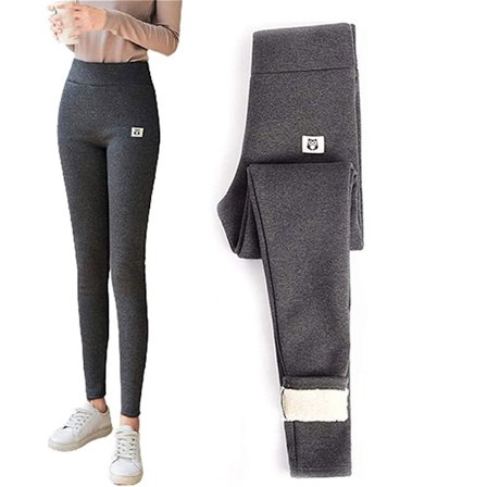 Vinter Kvinder Tykke Cashmere Uld Leggings Vindtætte Vinter Varme Elastiske Leggings Bukser Fleece Foret Tykke Strømpebukser