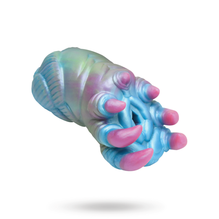 Ursa - Silicone Pussy Stroker - Blue/Purple - XR Brands