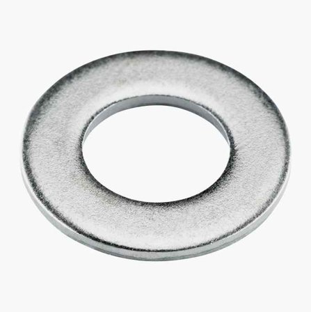 Biltema - Rund skive M8 x 16 mm elforsinket 100 stk.