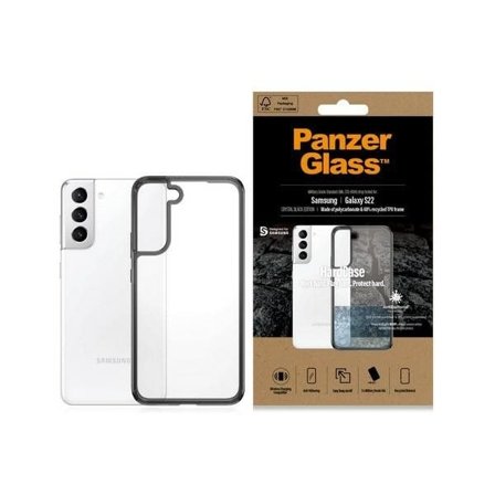 PanzerGlass HardCase antibakteerinen Military Grade kotelo Samsung Galaxy S22 - läpinäkyvä