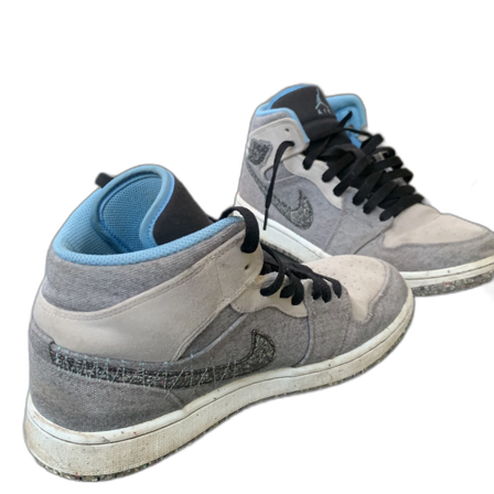Air Jordan 1 Mid 'Crater Grey University Blue