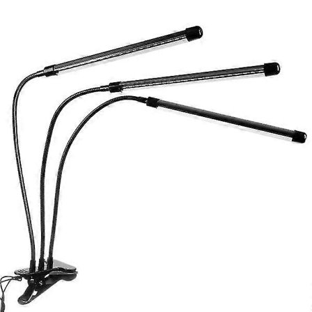 Säädettävä kasvilamppu - LED, Ajastin musta