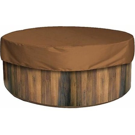 Rund poolskydd pool solskydd för pool, vattentät spa skyddande lock [DB]