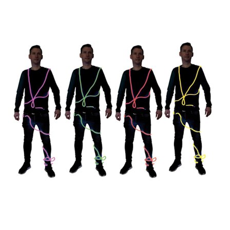 Neon Kabel 3 m Maskeraddräkt