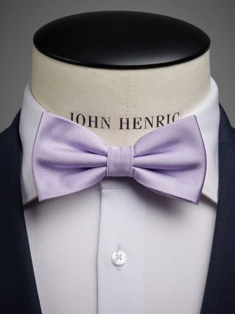 John Henric Men's Hellviolette Fliege Size Pre-tied