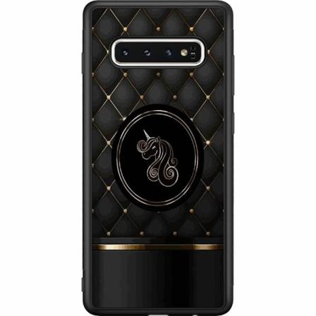 Samsung Galaxy S10 Svart Skal Luxury Unicorn