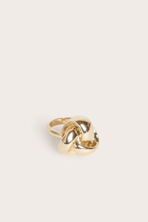 Kappahl | Ring med knut | Guld