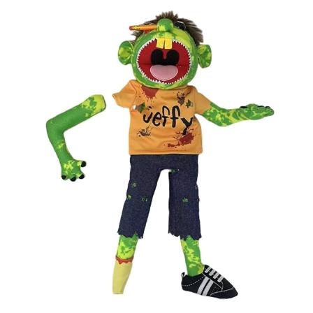 Jeffy Puppet Plysj Dukke, Jeffy Puppets Sml Leke, Rampete Morsomme Dukker Leke Med Fungerende Munn, For Barn Gutter Jenter Rollespill, 