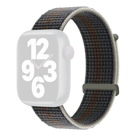 KALEBOL Nylon Watch Band Apple Watch Series 10 46mm Håndledsrem - Midnat