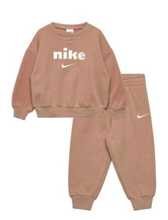 Nike F8-Fleece Pant Set - Beige - 116/122