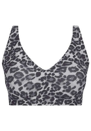 Chantelle Softstretch Power Plunging Bra Bh Dam Grå S