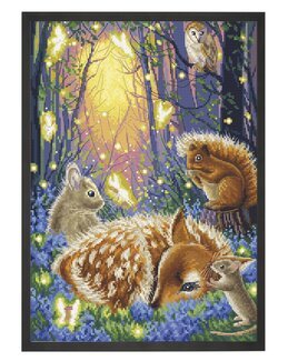 Stickpackung Bild Waldtraum