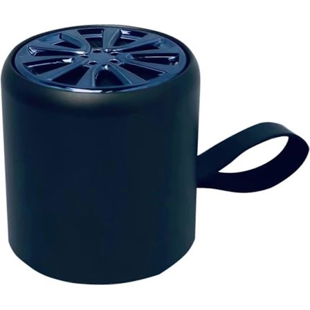 Mini trådløs Bluetooth-høyttaler med støtte for TF FM-kort aluminiumslegering subwoofer grå