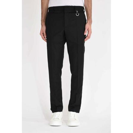 Les Hommes Slim-fit Bukser Sort, unisex Bukser