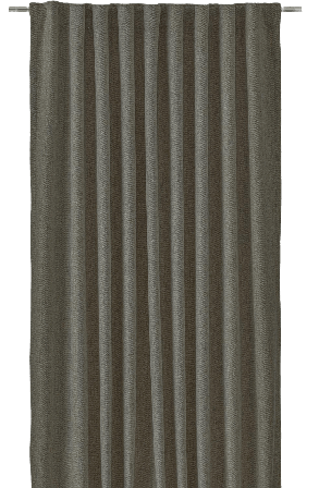 Svanefors Greenwich Gardin2p Gardiner Brun 140x280 cm