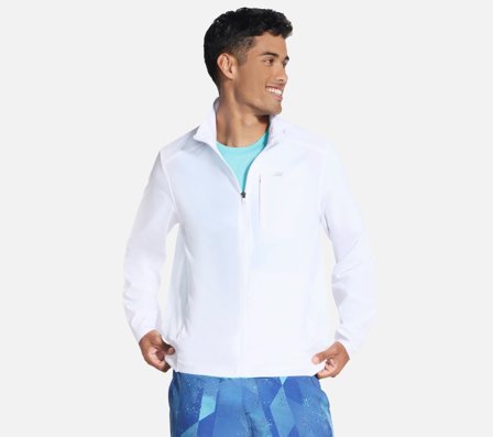 Skechers, Premier Jacket, L, Hvid, Herre