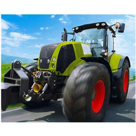 Full 5d Diy Diamond Painting Cross Stitch En Rörlig Bil Broderi Som På Bilden 1 30x40cm