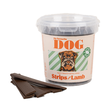 My favourite DOG - Strips med lam 500 g - Hund - Hundegodbiter & tyggebein - Belønningsgodbiter for hund - ZOO.no