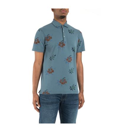 Gran Sasso Polo M / C , Blauw , Heren , Maat: S