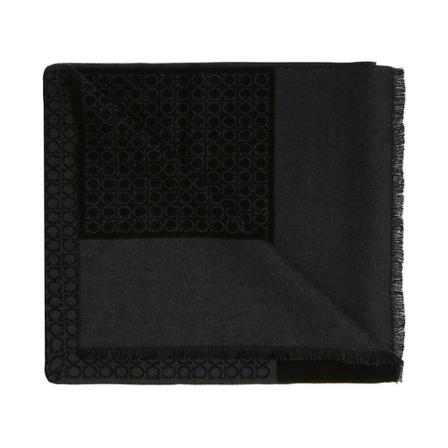 Salvatore Ferragamo, Scarf Grijs, Heren, Maat:ONE Size