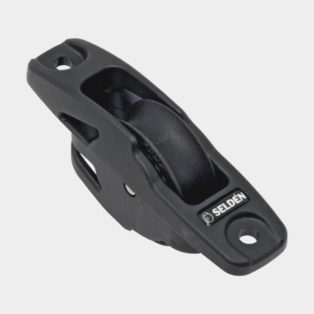 Poulie simple Seldén BBB 40, montée à travers le pont, à roulement à billes, convient pour cordages Ø6 - 10 mm