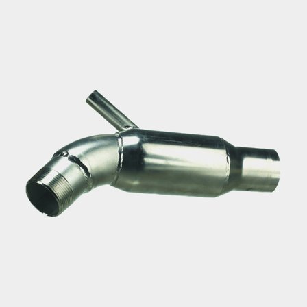 Avgaskrök, rostfri, för Yanmar 2QM, 3QM