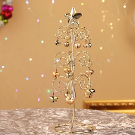 Smidesjärn julgran metall prydnad Display Stand Hållare