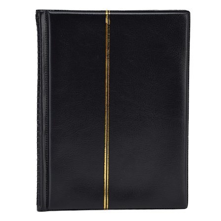 Huippulaatuinen PU-nahkakantinen keräilyalbumi, laajalti käytetty juhlarahakokoelmiin, sisältää 250 taskua kolikoille ja seteleille