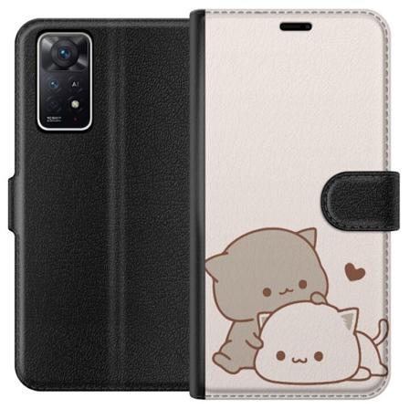 Xiaomi Redmi Note 11 Pro 5G Tegnebogsetui Kawaii Søde Katte