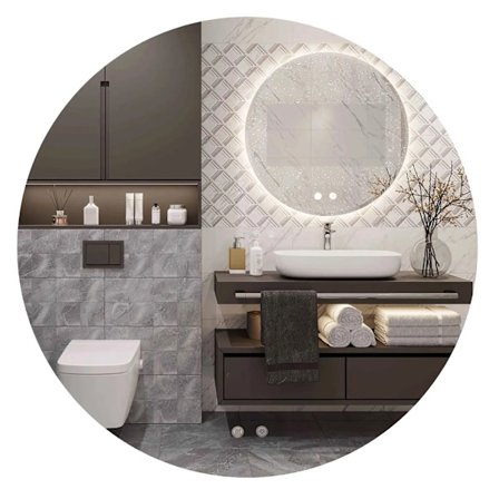 LED VÆG SPEJL 60CM HZJ060