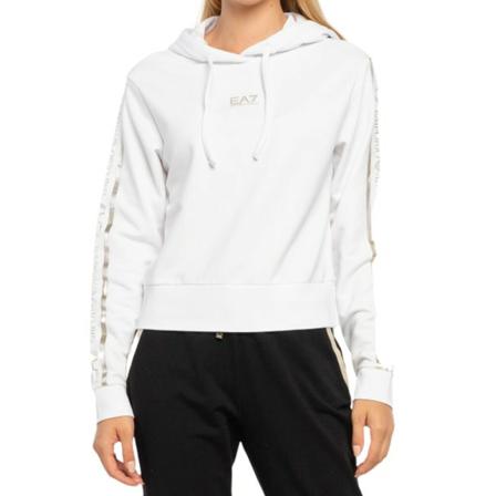 Emporio Armani Ea7, Hoodies Wit, Dames, Maat:M