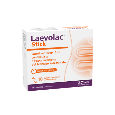 Laevolac Stick 10 Bustine - Integratore Benessere Intestinale