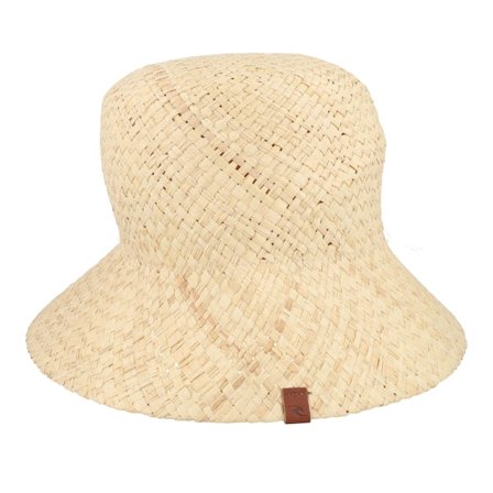 Rip Curl - Beige bucket Hatt - Premium Naosral Bucket Straw Hat @ Hatstore