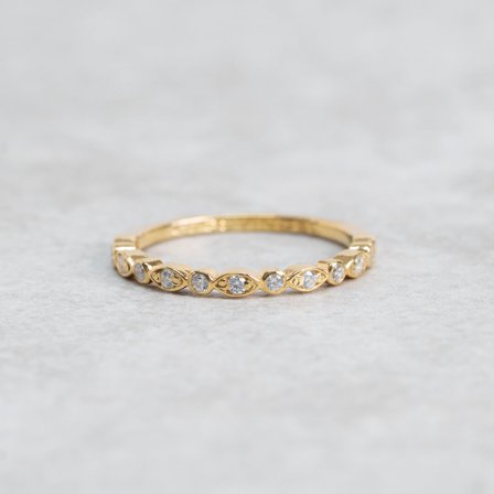 Förlovningsring Ängsvingel, 18K Rödguld - Förlovning- och vigselringar