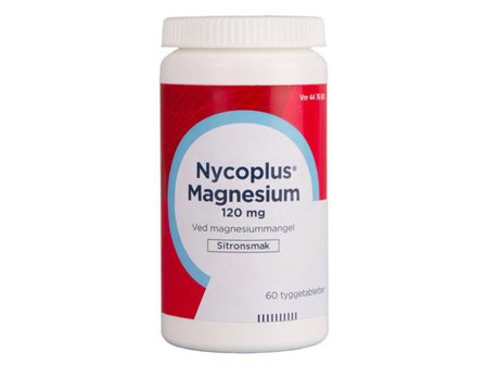 Nycoplus Magnesium 120 mg, 60 stk.