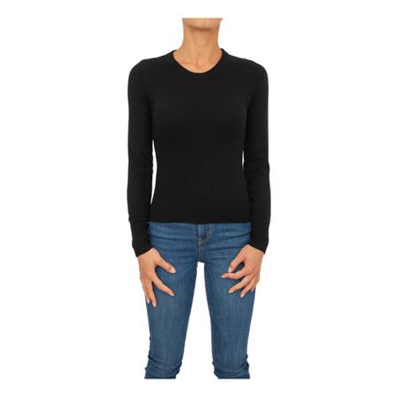Trussardi Round-neck Strik Sort, Dame Striktrøjer