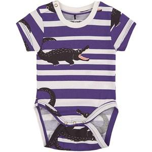 Mini Rodini Purple Crocodiles Baby Body 68 cm (4-6 Months) - All in ones - 68 cm (4-6 Months) - Purple