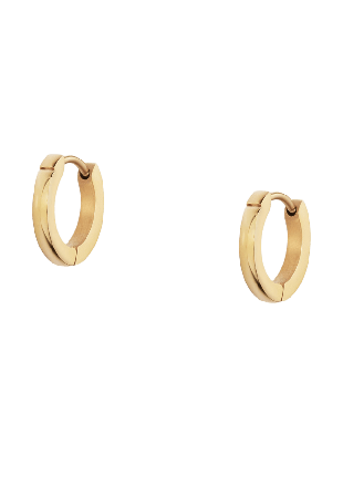 Mockberg Classic Gold Hoops Small Smycken & klockor Dam Guld