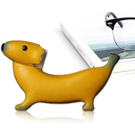 Banan-hund hagenisser, banan-hund statue - morsom hagekunst Gno