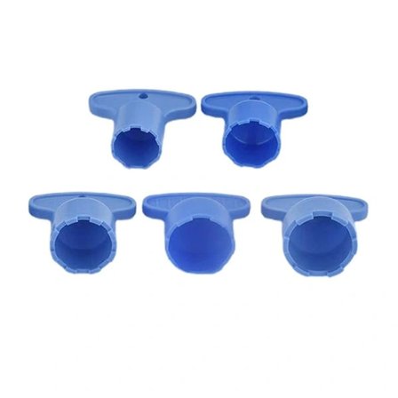 Nøgle til fjernelse af hanebelufter, 5 størrelser tilgængelige til enkle cache-beluftere