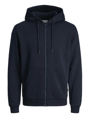 Jjebradley Sweat Zip Hood Noos Tops Sweat-shirts & Hoodies Hoodies Navy Jack & J S