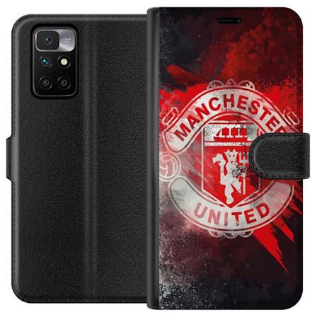 Xiaomi Redmi 10 Lompakkokotelo Manchester United F.C.