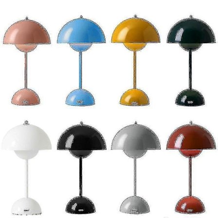 Bordslampa, Ögonvänlig LED Blomkruka Bordslampa Bärbar För Skolan