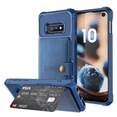 Samsung Galaxy S10e pung etui - Blå