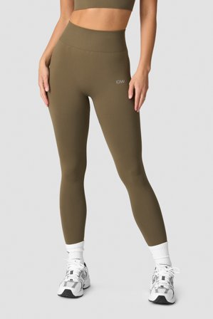 ICANIWILL - Define Seamless Tights Dark Sand - Träningstights - Dam - Träningskläder från ICIW