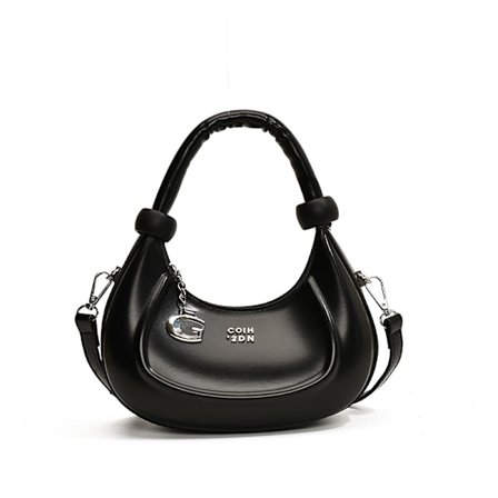 Højkvalitets halvmåne skuldertaske til kvinder