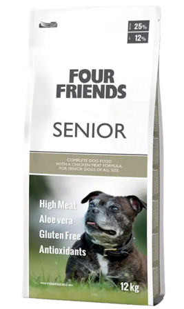 FourFriends - Hund Senior 12 kg - Hund - Hundefôr & hundemat - Tørrfôr for hund - ZOO.no